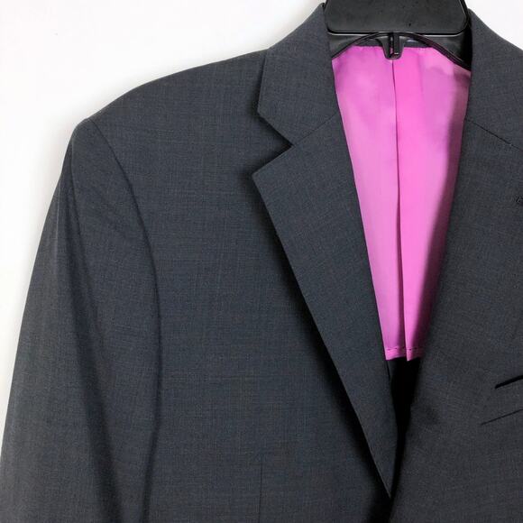 ALTON LANE Men's Wool Blend Suit Jacket Size 42 R Grey Lined NWOT - Picture 5 of 9